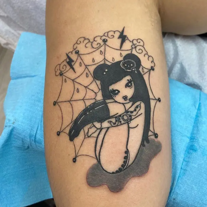 Tattoo work by a Pink Lightning Tattoo artist