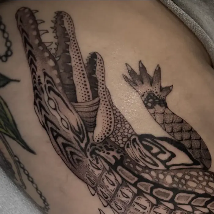 Tattoo artwork from Pink Lightning Tattoo